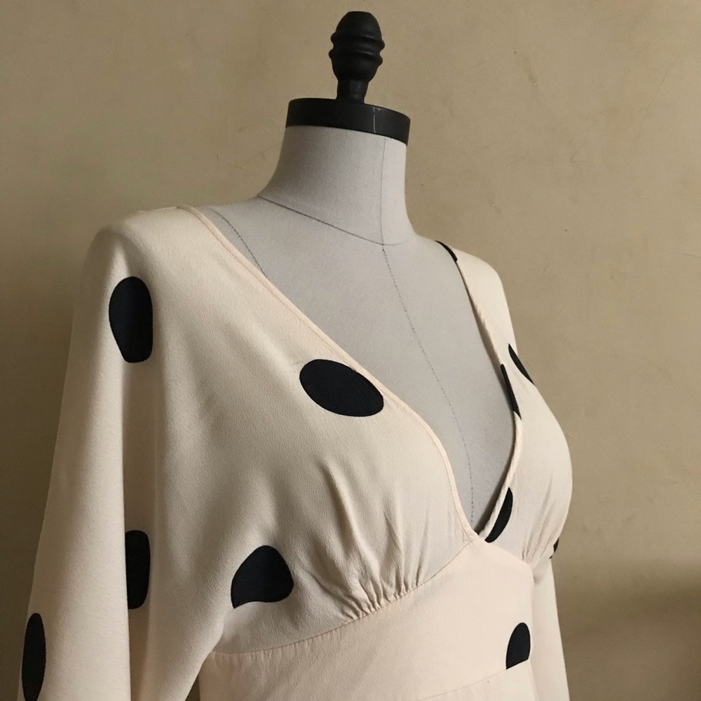 White and Black Maxi Dress - Picture 4 of 8